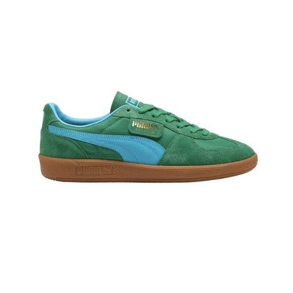 ?NEW-PUMA Palermo Vintage Update Lace Up  Mens Green Sneakers Casual Shoes 6